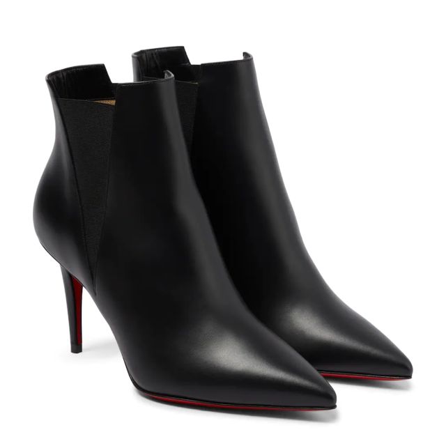 Christian Louboutin Astribooty 100mm Leather Ankle Boots