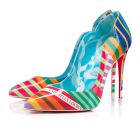 Christian Louboutin Pumps Hot Chick 100 mm Multi/lin Blue-white Patent leather