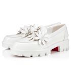 Christian Louboutin Flat  Bianco/bco Luc/lin Bco Patent Leather