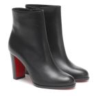 Christian Louboutin Adox 85mm Leather Ankle Boots Black