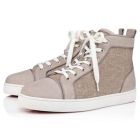Christian Louboutin High-top Louis Orlato Sasso/beige Suede Leather