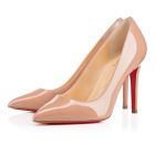 Christian Louboutin Pumps Pigalle 100 mm Nude Patent Leather