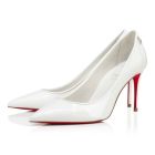 Christian Louboutin Pumps Sporty Kate Patent Calf 85mm Bianco/lin Bianco Shoes