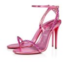 Christian Louboutin Sandal So me 100 mm Conf/met Fuchsia/lin Conf  Leather