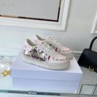 Dior Addict Sneaker Red White Calfskin Technical Fabric Butterfly Modify