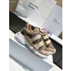 Dior D-WANDER Sneakers Technical Fabric Oblique Print Brown