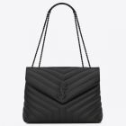 Saint Laurent So Black Loulou Medium Shoulder Bag