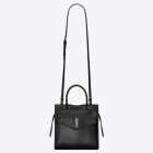 Saint Laurent Uptown Small Tote Black Smooth Leather