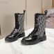 Dior Explorer Ankle Boot Dior Oblique Jacquard Black Calfskin