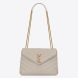 Saint Laurent Loulou Small Bag White Matelasse Leather