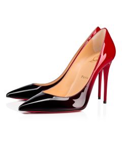 Christian Louboutin Pumps Kate 100 mm Black/red Patent calf